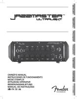 Fender Jazzmaster-Ultralight-Head - Owners Manual 